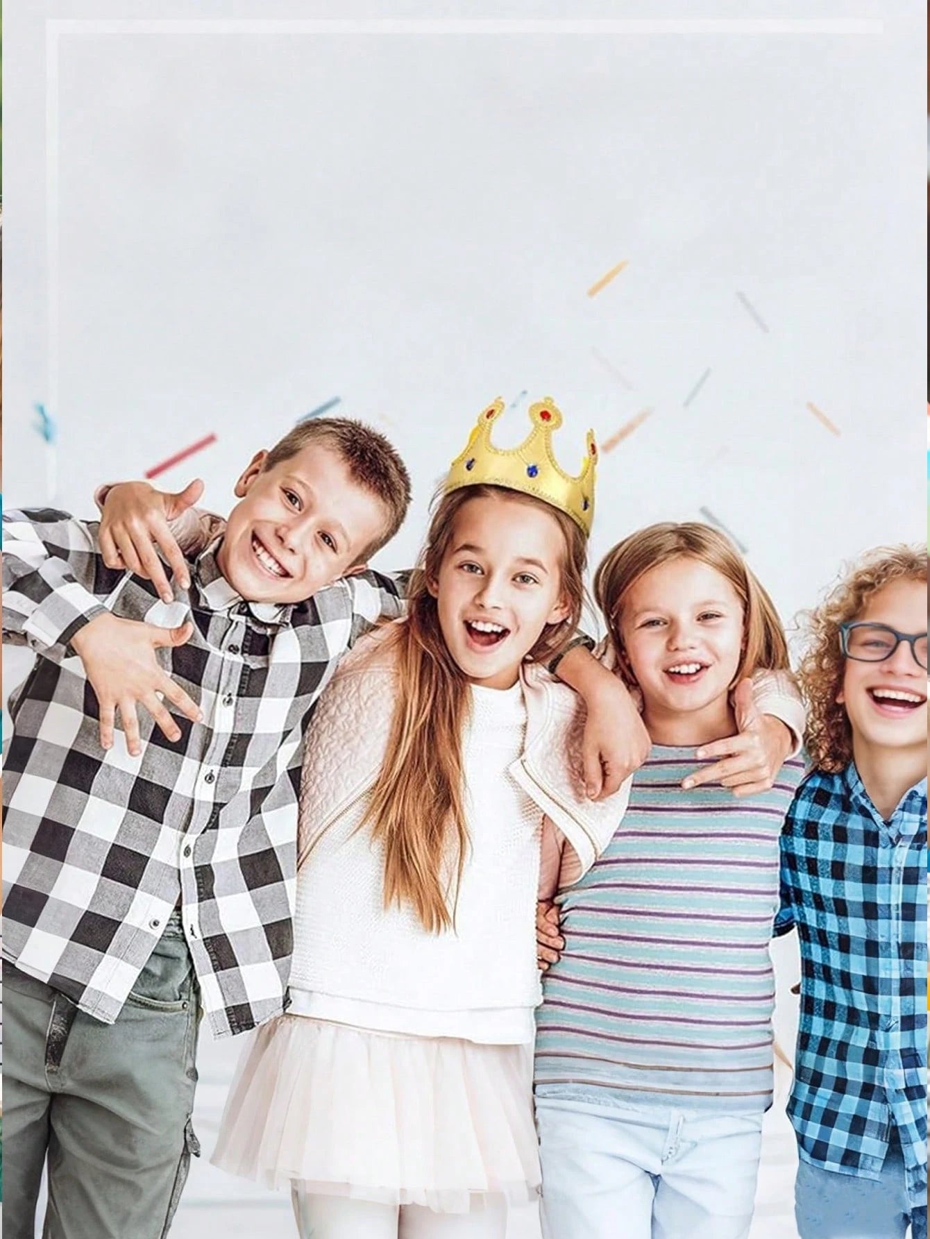 King Crown Birthday Hats For Boys Girls, Royal Birthday Crown Party Hats Set, Suitable For Birthday, Baby Shower, Kids Party- Classroom School Party Supplies, Fit For Birthday Party And Stage Perform