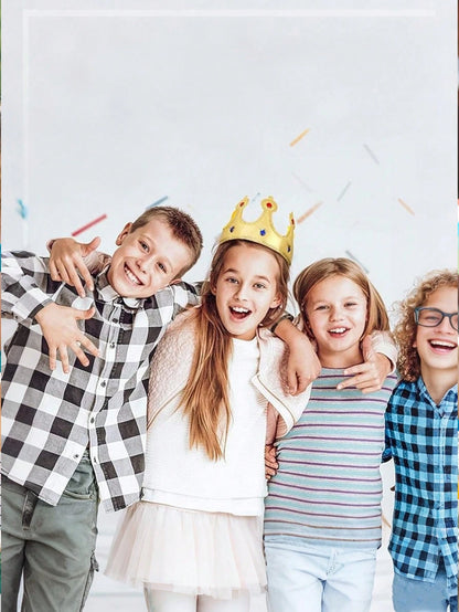 King Crown Birthday Hats For Boys Girls, Royal Birthday Crown Party Hats Set, Suitable For Birthday, Baby Shower, Kids Party- Classroom School Party Supplies, Fit For Birthday Party And Stage Perform
