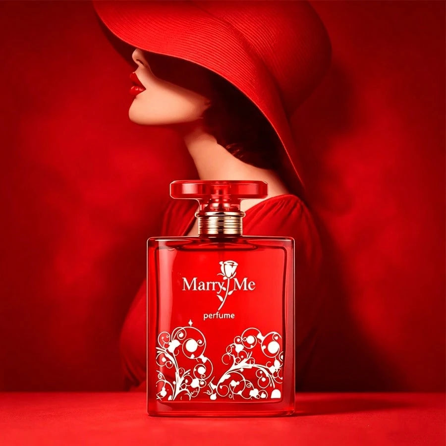 KJSK Red Lady Perfume, Floral Fragrance For Romantic Women, Lasts For 4-8 Hours, With A Concentration Of 15%-25%