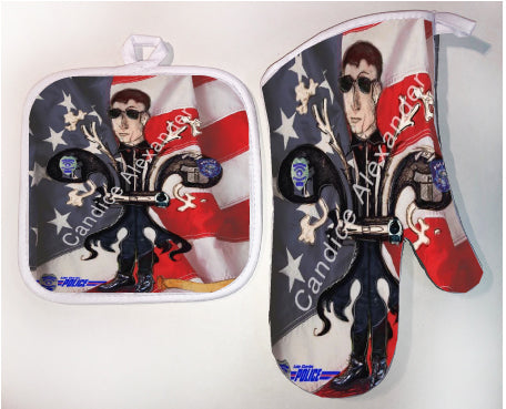 Pot Holder & Oven Mitt Set