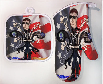 Pot Holder & Oven Mitt Set
