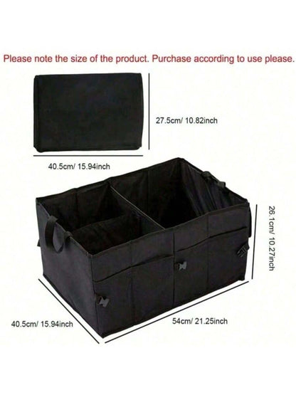Large Capacity Car Storage Box, Collapsible Cargo Container For Car/Truck Trunk
