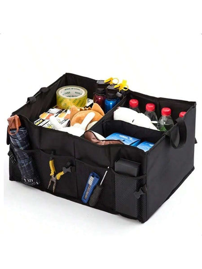 Large Capacity Car Storage Box, Collapsible Cargo Container For Car/Truck Trunk