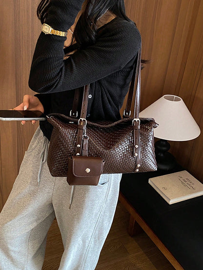 Large Capacity Women's 2026 New Autumn/Winter Fashion Versatile Exquisite Shoulder Bag Premium Underarm Bag