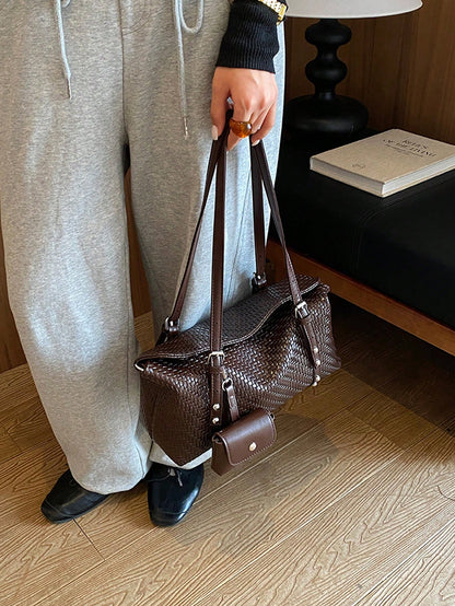 Large Capacity Women's 2026 New Autumn/Winter Fashion Versatile Exquisite Shoulder Bag Premium Underarm Bag