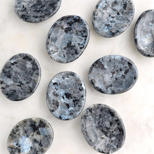 Larvikite Crystal Worry Stones