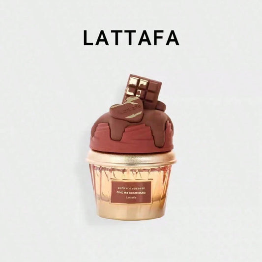 Lattafa Choco Overdose Eau De Parfum, Gourmand Collection, Dark Chocolate Fudge And Caramel Fragrance, 75ml Spray, Sweet And Elegant Give Me Gourmand Collection