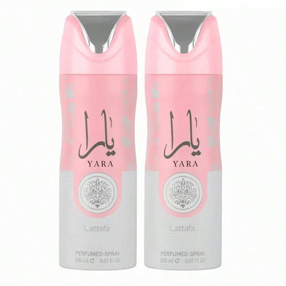 Lattafa Yara Air Freshener Unisex 10.1oz/300ml – Air Freshener, Long-Lasting, For Unisex, Sweet Floral, Pink, Suitable For Living Room