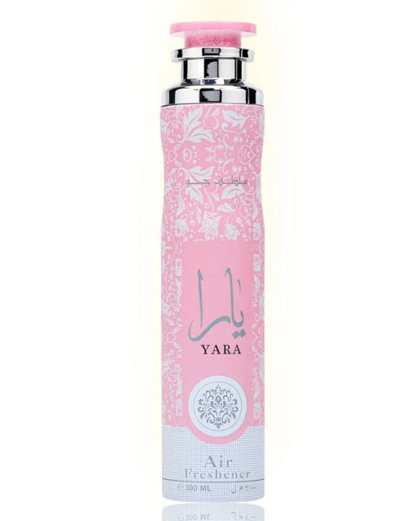 Lattafa Yara Air Freshener Unisex 10.1oz/300ml – Air Freshener, Long-Lasting, For Unisex, Sweet Floral, Pink, Suitable For Living Room