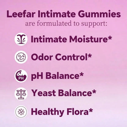 Leefar Probiotic Gummies For Women – 1-Pack 60 Gummies – Supports Gut Health, Digestion & PH Balance – Happy Gut Formula With Prebiotics – Vegan Non-GMO – Buy 2-Pack & Save More