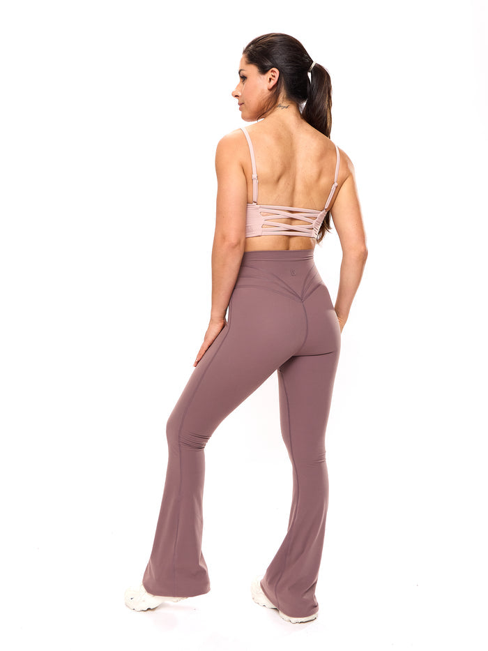 Legacy Flare Legging - Mocha Berry