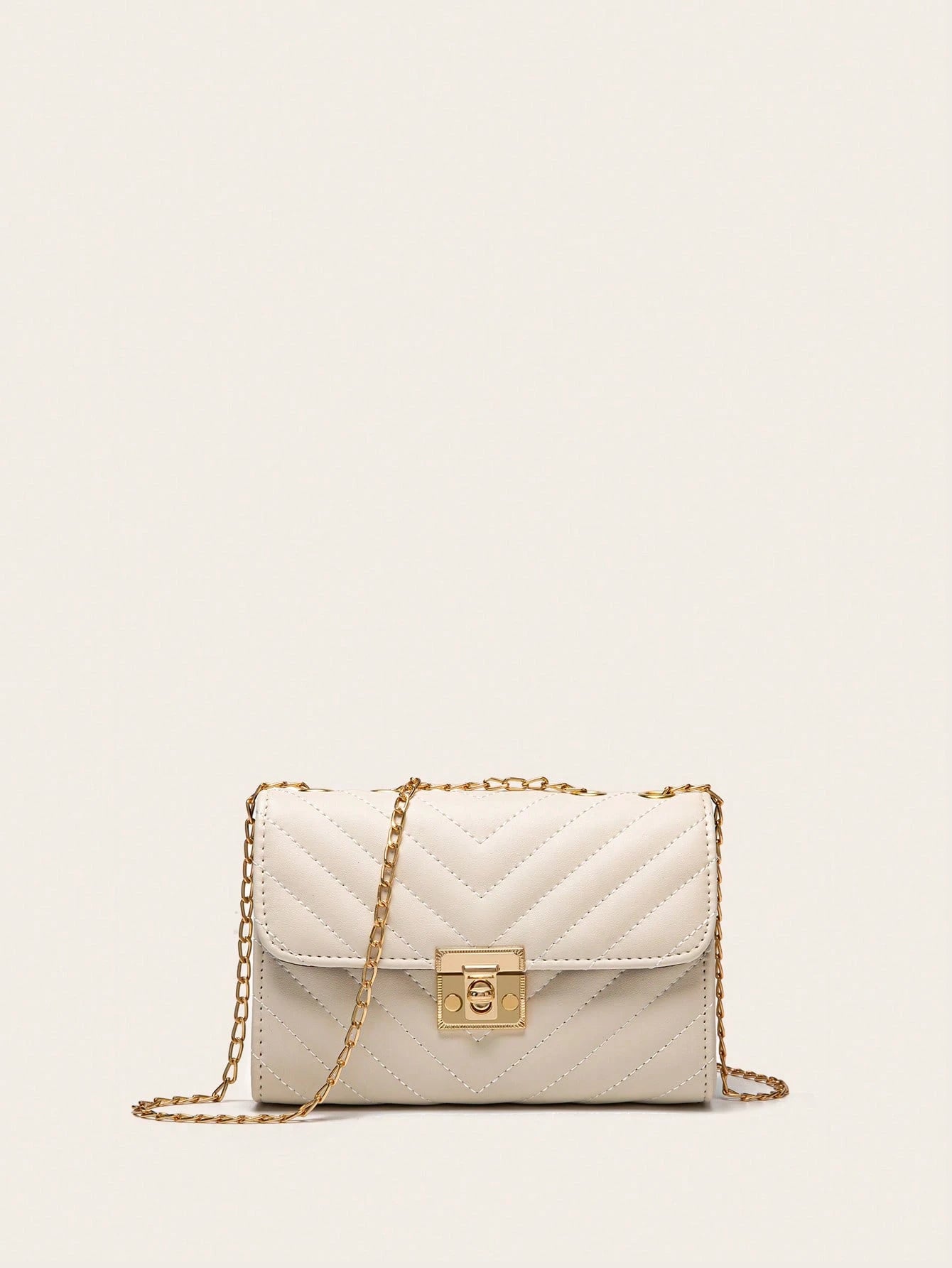Lightweight Business Casual Women's Quilted Crossbody Bag, Fashionable Chain Clutch Handbag, Shoulder Bag, Square Bag, Suitable For Teenage Girls, Women, College Students, Young Professionals And Offi