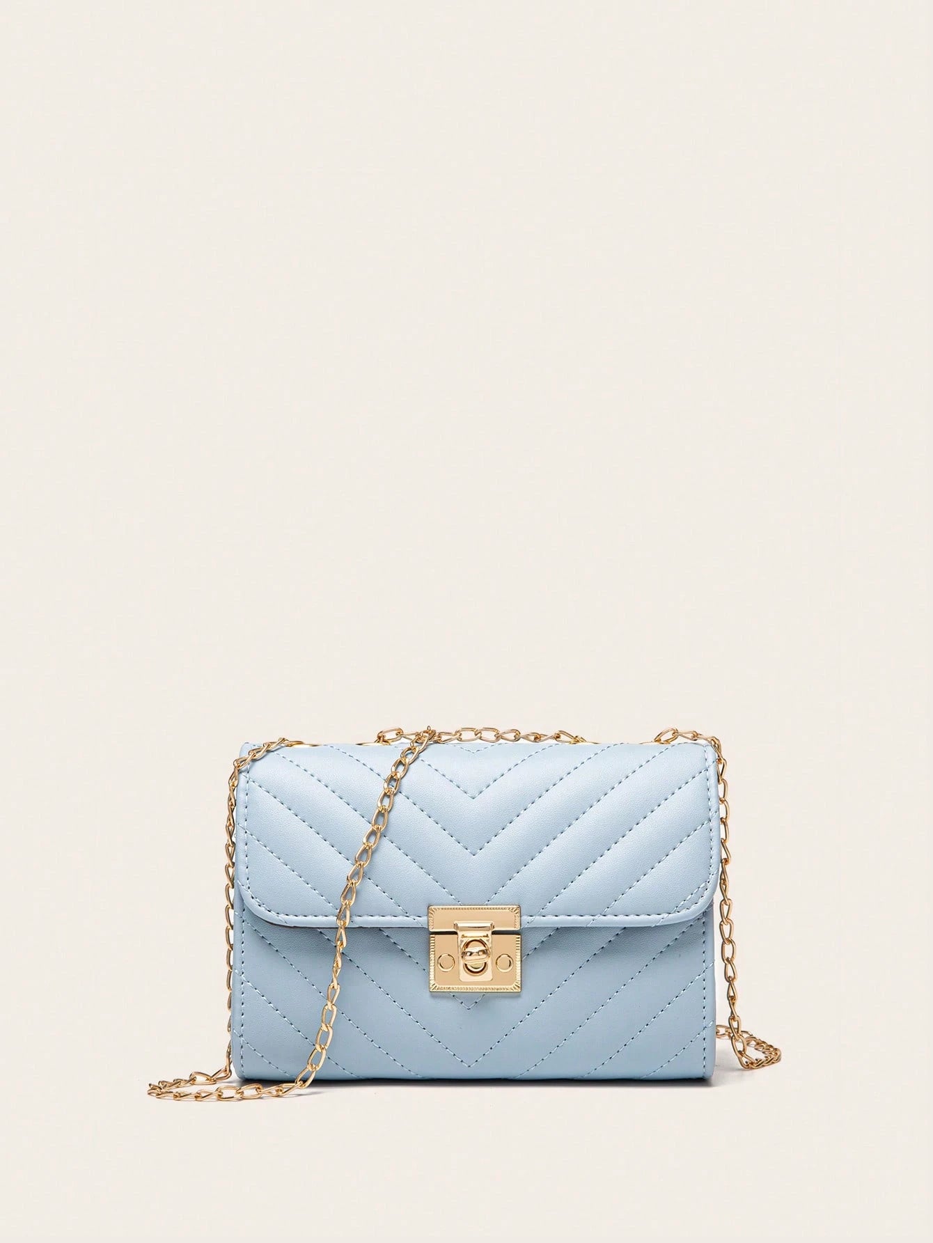 Lightweight Business Casual Women's Quilted Crossbody Bag, Fashionable Chain Clutch Handbag, Shoulder Bag, Square Bag, Suitable For Teenage Girls, Women, College Students, Young Professionals And Offi