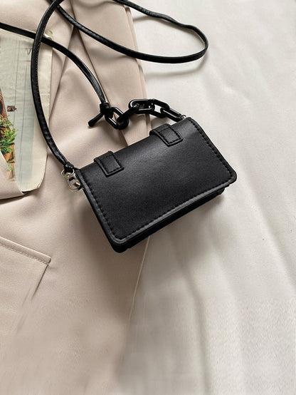 Lightweight,Business Casual Mini Buckle Decor Flap Crossbody Bag For Teen Girls Women College Students,Rookies & White-collar Workers Perfect for Office,College,Work,Business,Commute,Outdoors, Travel