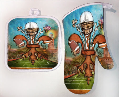 Pot Holder & Oven Mitt Set