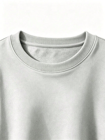 Loose Fit Crewneck Sweatshirt For Women, Oversized PARKE Letter Print Long Sleeve Casual Pullover, Fall Airport Travel Outfits Clothing