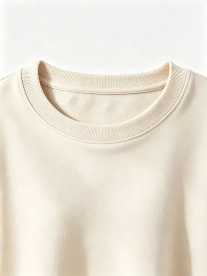 Loose Fit Crewneck Sweatshirt For Women, Oversized PARKE Letter Print Long Sleeve Casual Pullover, Fall Airport Travel Outfits Clothing