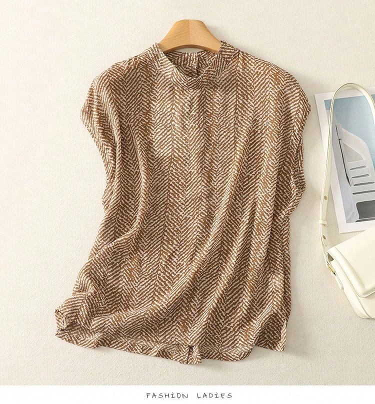 Loose Luxury Casual Blouse, Fashionable Ins Style Women Shirt For Summer