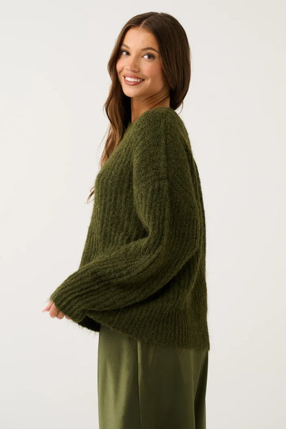 Lorenza Knit - Khaki