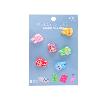 122336-00-6CHARMSLAFUFUMONSTERSCHAUSSURES-01-8918500033-LOT 6 CHARMS LAFUFU MONSTER CHAUSSURES-Shoe Charms | Accessories-Yellow-Yellow Shoes