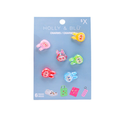 122336-00-6CHARMSLAFUFUMONSTERSCHAUSSURES-01-8918500033-LOT 6 CHARMS LAFUFU MONSTER CHAUSSURES-Shoe Charms | Accessories-Yellow-Yellow Shoes