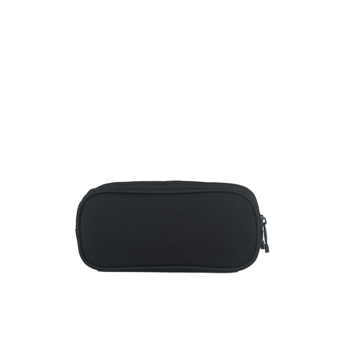 122288-01-LG_NOIR_ETUI_A_CRAYONS_2_COMPARTIMENTS-01-LOUIS GARNEAU | BLACK PENCIL CASE-Kids Pencil Cases | Accessories-LOUIS GARNEAU-Yellow Shoes