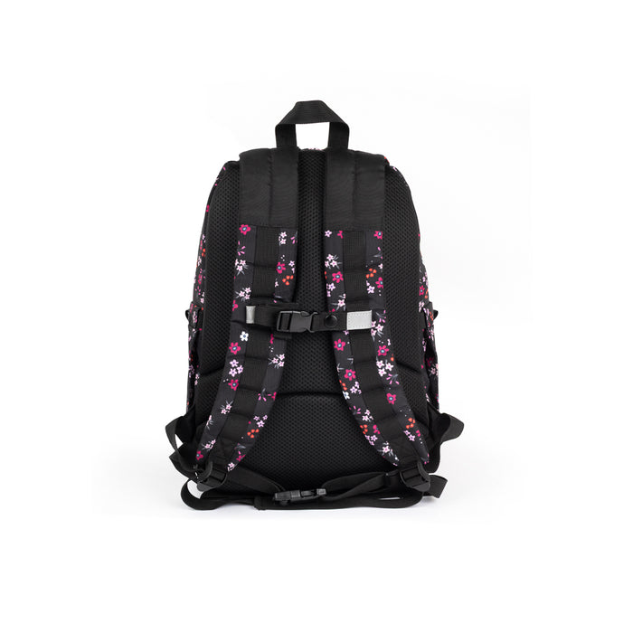 122301-98-LGFLORALSACADOSAVECPOCHETTEISOLEE-04-LOUIS GARNEAU | FLORAL SCHOOL BAG-Kids Backpacks | Accessories-LOUIS GARNEAU-Yellow Shoes