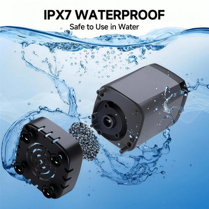 LOVEWE 6000mAh Portable Rechargeable Shower, IPX7 Waterproof With 4 Spray Settings, 120 Mins Long Runtime, Compact Device For Outdoor Activities, Car & Pet Cleaning