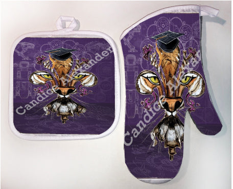 Pot Holder & Oven Mitt Set