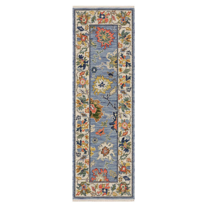 Oriental Weavers Area Rugs Lucca Area Rugs 2889a Oushak Lt Blue Wool-Nylon Blend In 8 Sizes