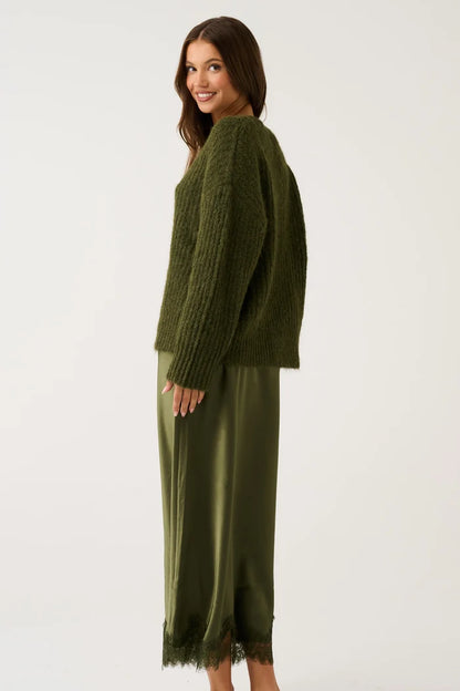 Luna Skirt - Khaki