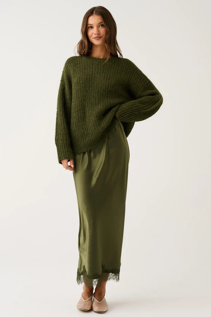 Luna Skirt - Khaki