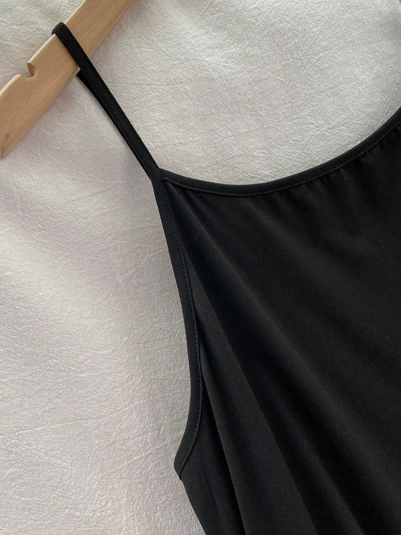 LUNE 3pcs/Set Plus Size Women's Solid Color Camisole Tank Top