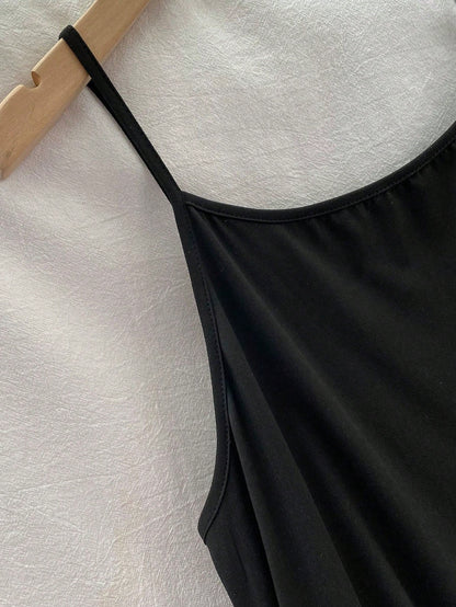 LUNE 3pcs/Set Plus Size Women's Solid Color Camisole Tank Top