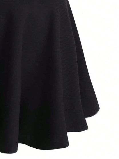 LUNE Solid Flare Skirt