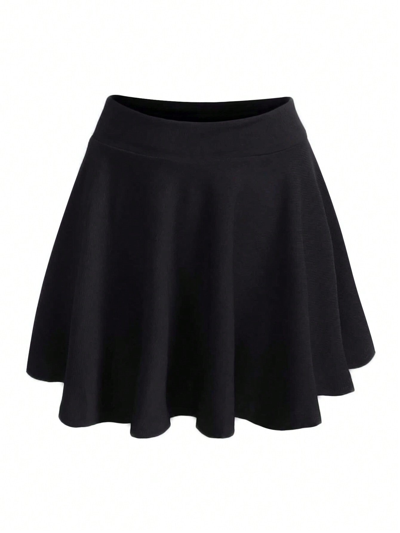 LUNE Solid Flare Skirt