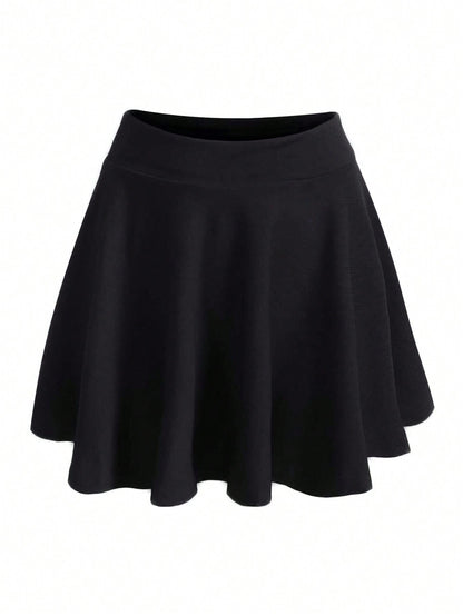 LUNE Solid Flare Skirt