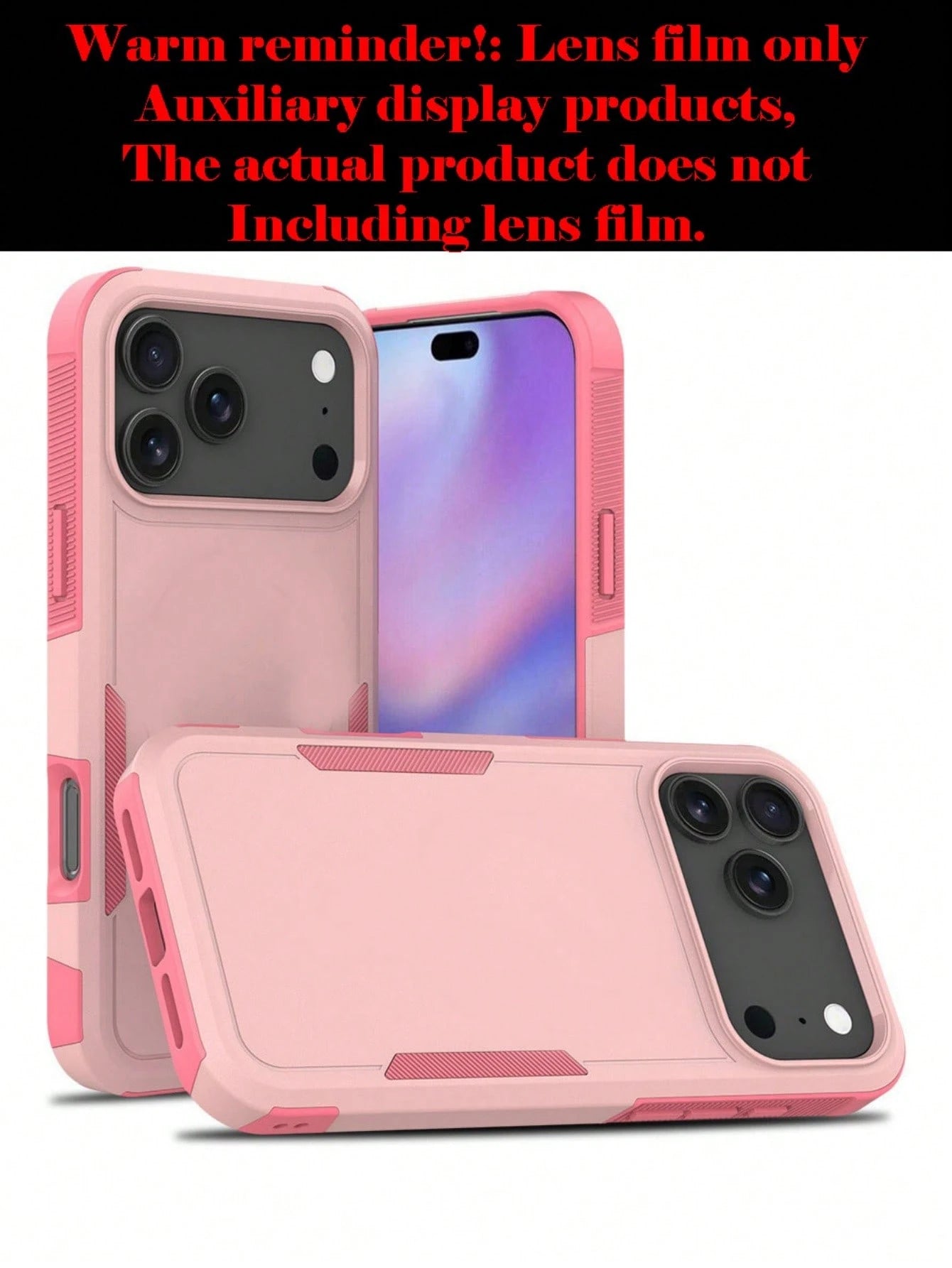 Luxury Armored Dual-Layer Protective Phone Case, Compatible With IPhone 16/11/12/13/14/15 Pro Max Plus/16E, Boxed Hard Plastic Shockproof Frame Back Cover, Waterproof, Anti-Drop, Anti-Scratch.