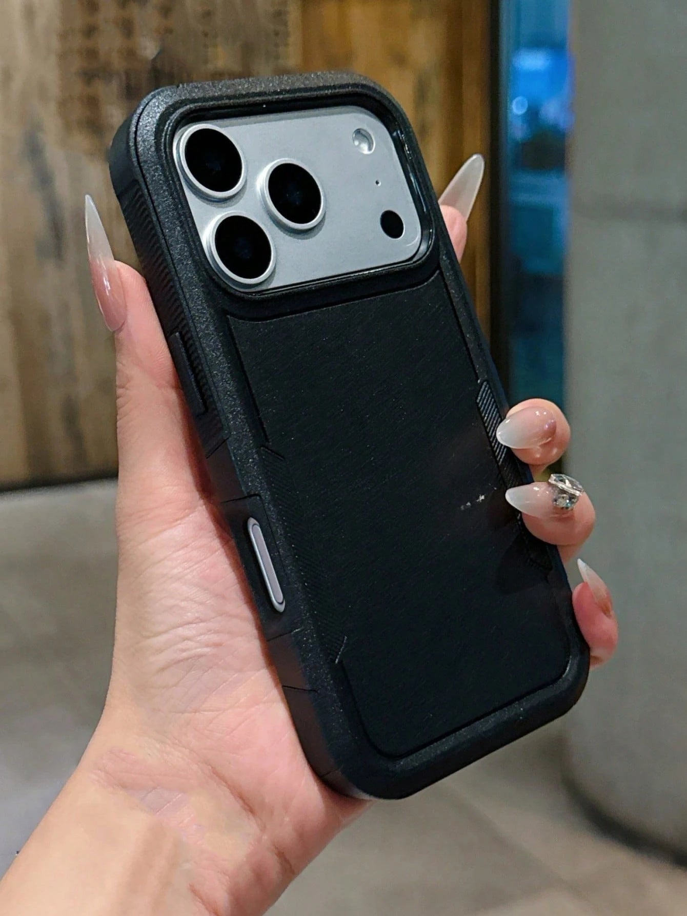 Luxury Armored Dual-Layer Protective Phone Case, Compatible With IPhone 16/11/12/13/14/15 Pro Max Plus/16E, Boxed Hard Plastic Shockproof Frame Back Cover, Waterproof, Anti-Drop, Anti-Scratch.