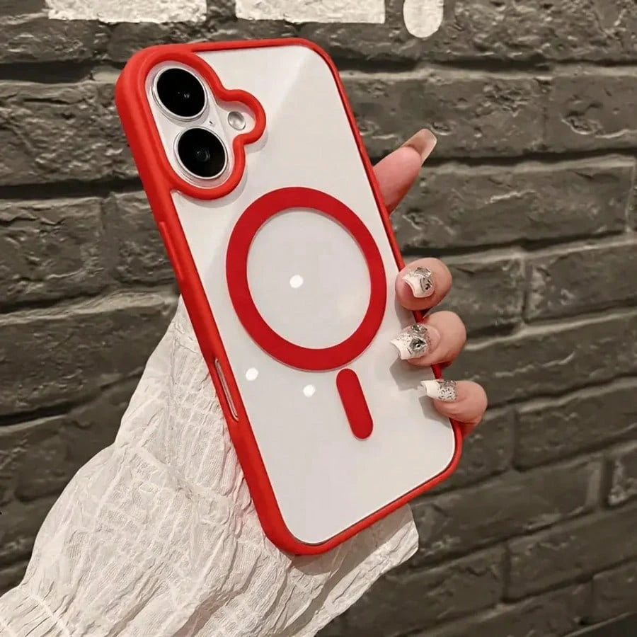 Luxury Candy Wireless Charging Phone Case Compatible With IPhone 17 Pro Max, 16, 15, 14, 13, 12, 11 Mini, 15 Plus, 16 Pro, 17 E, Magnetic Protective Cover