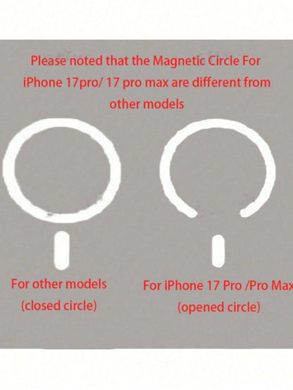 Luxury Glitter Transparent Magnetic Phone Case Compatible With IPhone 17 Pro Max 17 Pro 17 16 Pro Max 16 Pro 16 15 Pro Max 15 Pro 15 14 Pro Max 14 Pro 14 13 Pro Max 13 Pro 13 Magnetic Wireless Chargin