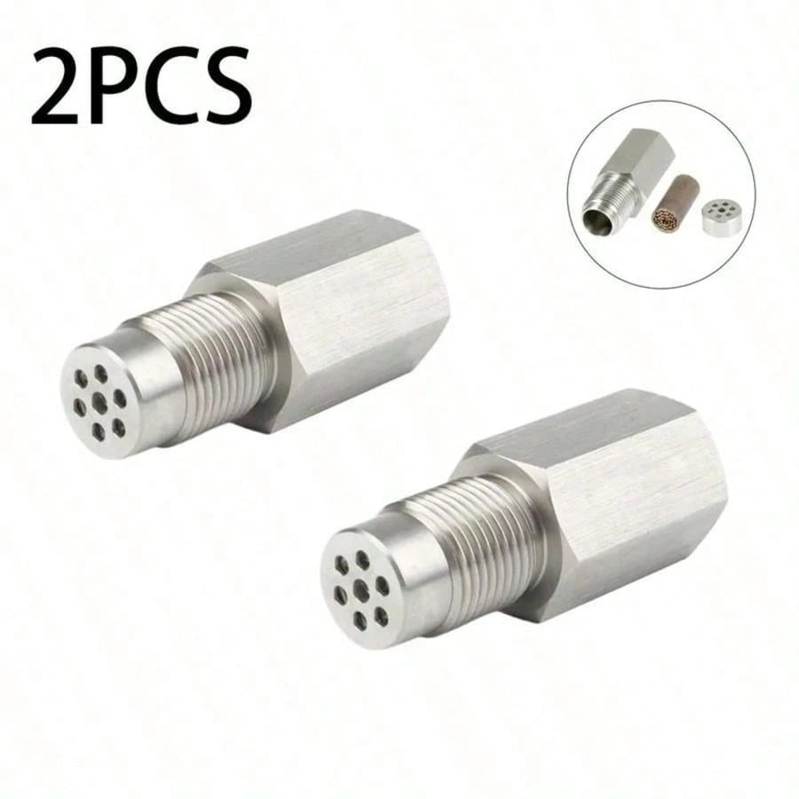 M18x1.5 58MM 02 Sensor Mini CatalyticConverter, Spacer Adapter, Universal OxygenSensor Adapter, Car Engine Light Failure Decoder