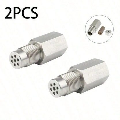 M18x1.5 58MM 02 Sensor Mini CatalyticConverter, Spacer Adapter, Universal OxygenSensor Adapter, Car Engine Light Failure Decoder