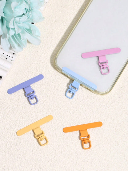 Macaron Color 360° Rotatable Phone Lanyard Connector, Built-In Phone Case Lanyard Tab, Universal Anti-Lost Lanyard Adapter Patch