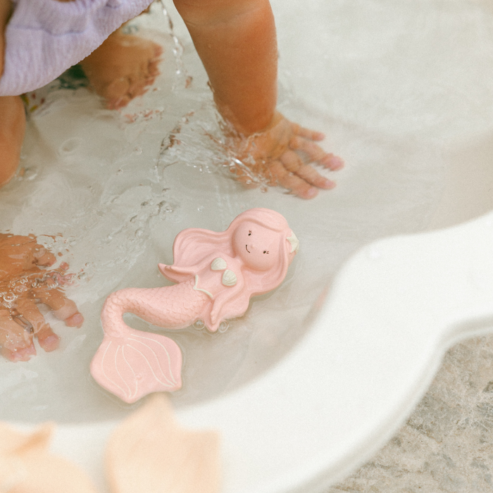 Maeve the Mermaid Natural Rubber Teether