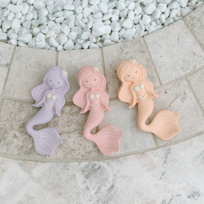 Maeve the Mermaid Natural Rubber Teether