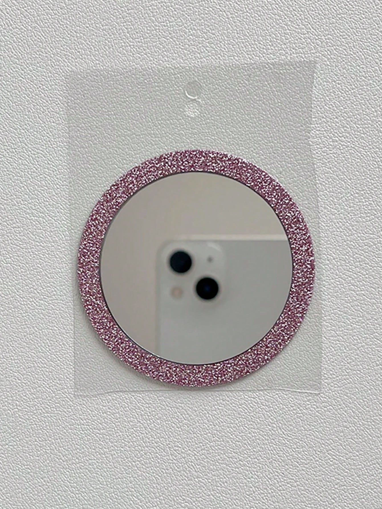 Magsafe Wireless Charging Glitter Mirror Magnetic Ring, Ultra-Thin Creative Strong Adsorption Phone Magnetic Sheet, Makeup, Selfie Accessory, Magnetic Phone Stand Universal Magnetic Sheet, Suitable Fo