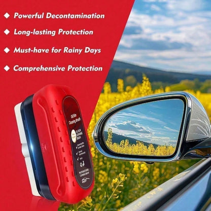Make Your Windshield Crystal Clear With This Car Glass Cleaning Brush For Oil Film Removal Interior And Exterior Auto Glass Red, Windshield Cleaner, Auto Glass Brush, Car Detailing Tool, Cleaning Acce