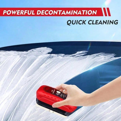 Make Your Windshield Crystal Clear With This Car Glass Cleaning Brush For Oil Film Removal Interior And Exterior Auto Glass Red, Windshield Cleaner, Auto Glass Brush, Car Detailing Tool, Cleaning Acce