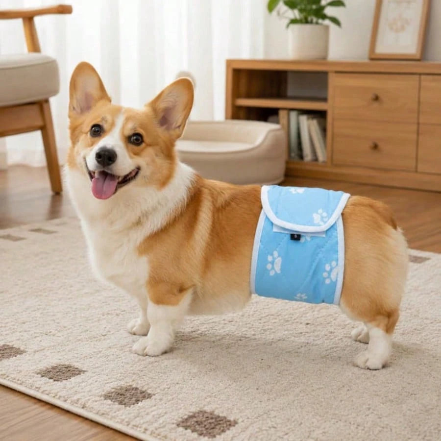 Male Dog Polite Washable Anti-Leak Diaper Shorts For Bichon Small Dogs, Leak-Proof Dog Sanitary Pants